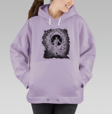 Опухоль, Hoodie Oversize Fiolet