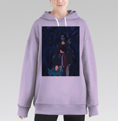 Охотники, Hoodie Long Oversize Fiolet