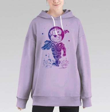 Партизан, Hoodie Long Oversize Fiolet