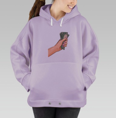 Рабочие офисные гаджеты техника ноутбук мышь очки калькулятор, Hoodie Oversize Fiolet