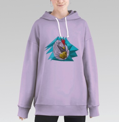 Семья, Hoodie Long Oversize Fiolet