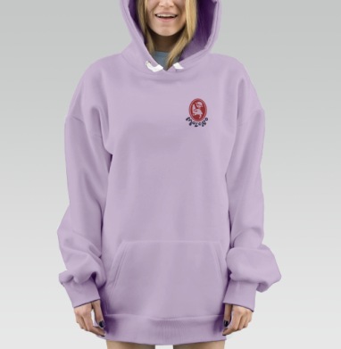 Символ Борца За Молоко Защитник Питания Молока, Hoodie Mjhigh Dig Mel, Fiolet, утепленная