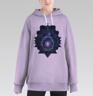 Сверхновая, Hoodie Long Oversize Fiolet