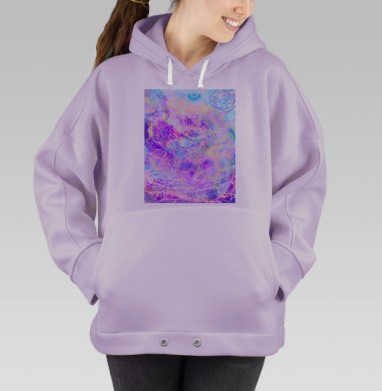 Священный цветок глаз горы для жизни, Hoodie Oversize Fiolet