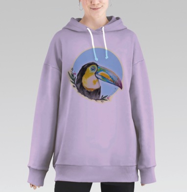 Туканчик, Hoodie Long Oversize Fiolet