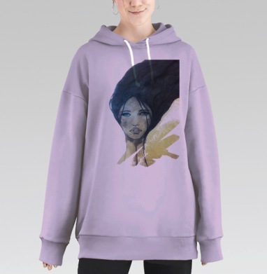 Ундина, Hoodie Long Oversize Fiolet
