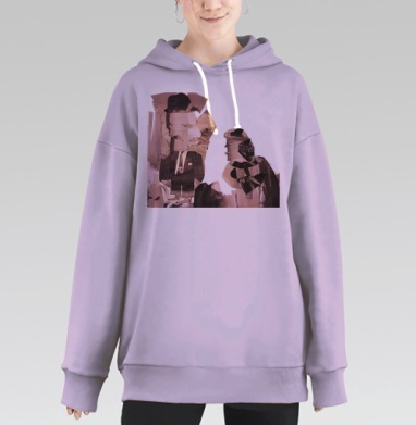 Встреча в бумаге, Hoodie Long Oversize Fiolet