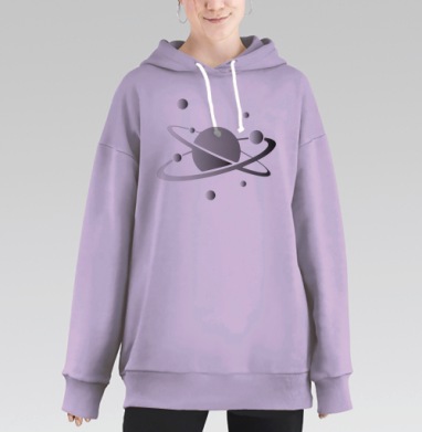 Звездный космос, Hoodie Long Oversize Fiolet