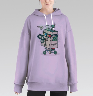 3д сила, Hoodie Long Oversize Fiolet