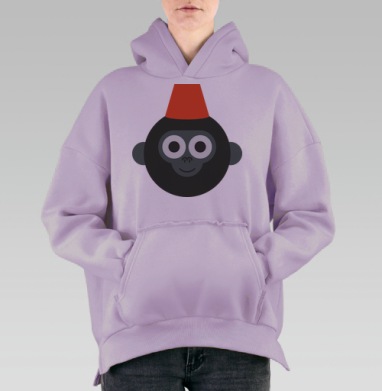 АПУ, Hoodie Oversize Fiolet, утепленная