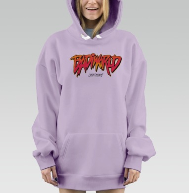 Бади красный, Hoodie Mjhigh Dig Mel, Fiolet, утепленная