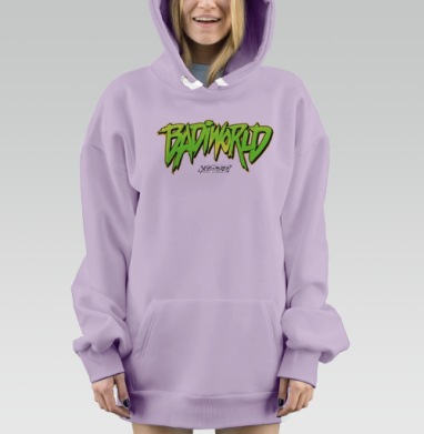 Бади зеленый, Hoodie Mjhigh Dig Mel, Fiolet, утепленная