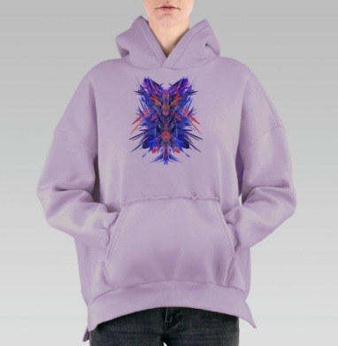 белхал, Hoodie Oversize Fiolet, утепленная