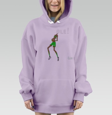 Беременна футболом, Hoodie Mjhigh Dig Mel, Fiolet, утепленная
