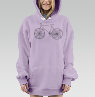 Бикукле, Hoodie Mjhigh Dig Mel, Fiolet, утепленная