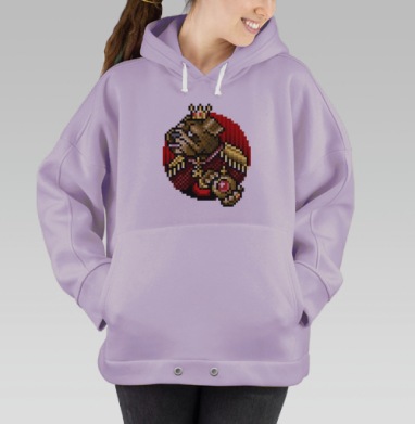 БУЛЬДОГ ЧЕТВЕРТЫЙ, Hoodie Oversize Fiolet