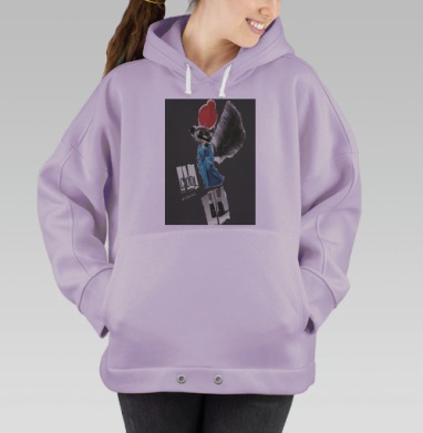 COOL / КУЛЬТ, Hoodie Oversize Fiolet
