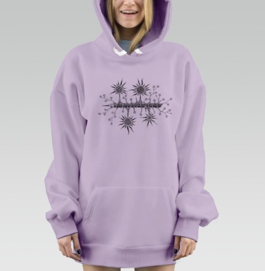 Цветущий карандаш, Hoodie Mjhigh Dig Mel, Fiolet, утепленная
