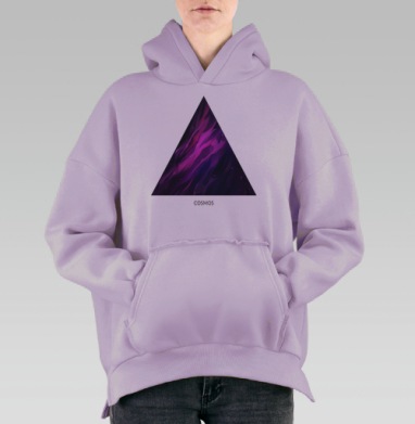 Далекая туманность, Hoodie Oversize Fiolet, утепленная