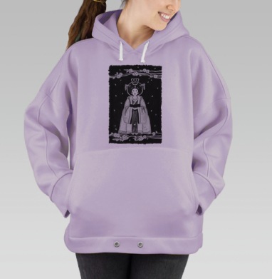 Дамочка Весна, Hoodie Oversize Fiolet