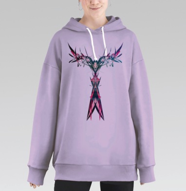 deerror / Антиошибка, Hoodie Long Oversize Fiolet