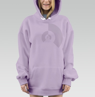 Днём и ночью, Hoodie Mjhigh Dig Mel, Fiolet, утепленная