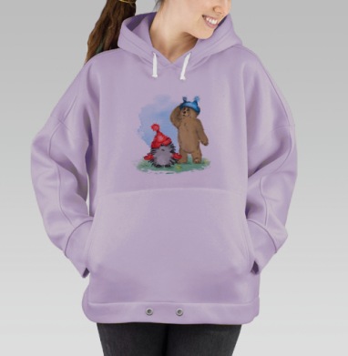 Друзья, Hoodie Oversize Fiolet