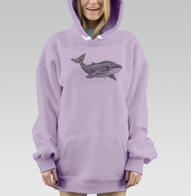 Дудл Кит, Hoodie Mjhigh Dig Mel, Fiolet, утепленная