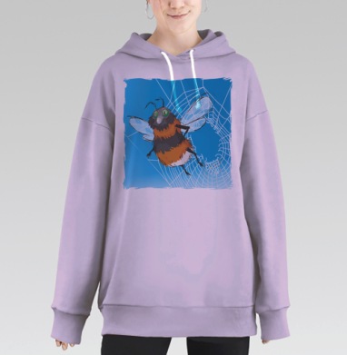 Дядька-шмель, Hoodie Long Oversize Fiolet