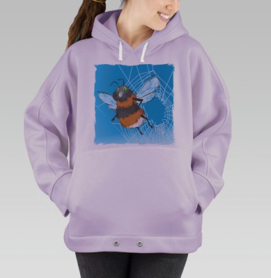 Дядька-шмель, Hoodie Oversize Fiolet