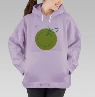 Эко-невидаль четыре, Hoodie Oversize Fiolet