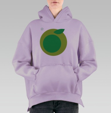 Эко-невидаль, Hoodie Oversize Fiolet, утепленная