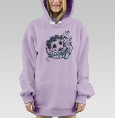 Фантастический футбол., Hoodie Mjhigh Dig Mel, Fiolet, утепленная