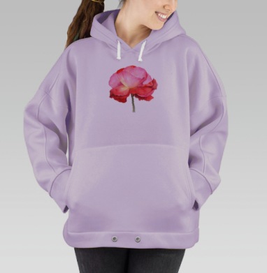 Фламенко. мак, Hoodie Oversize Fiolet