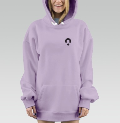 Женская сила, Hoodie Mjhigh Dig Mel, Fiolet, утепленная