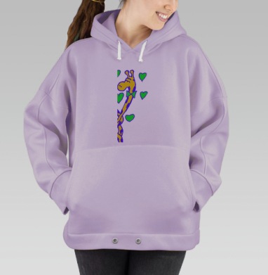 ЖИРАФИКИ (муж.), Hoodie Oversize Fiolet