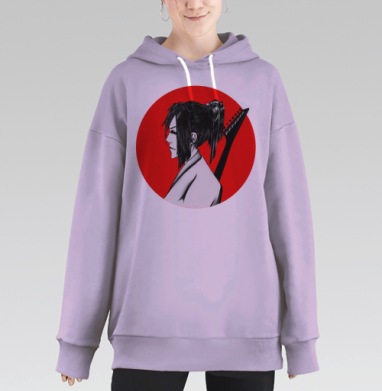 Гитарист Самурай, Hoodie Long Oversize Fiolet