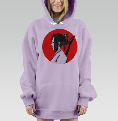 Гитарист Самурай, Hoodie Mjhigh Dig Mel, Fiolet, утепленная