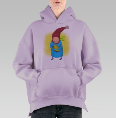 Гномус, Hoodie Oversize Fiolet, утепленная