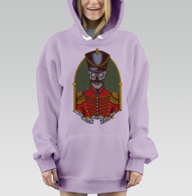 Гусары денег не берут, Hoodie Mjhigh Dig Mel, Fiolet, утепленная