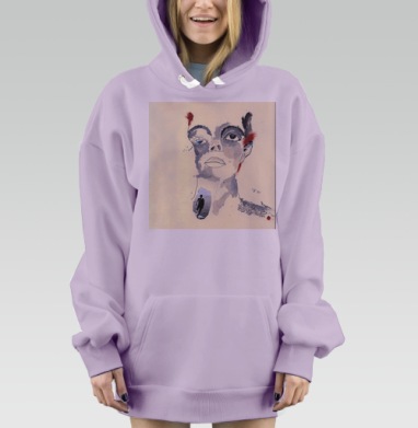 И небо давит, Hoodie Mjhigh Dig Mel, Fiolet, утепленная