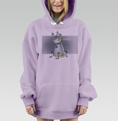Иноп, Hoodie Mjhigh Dig Mel, Fiolet, утепленная