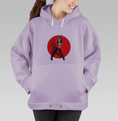Катана  войн тени, Hoodie Oversize Fiolet