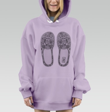 Кеды для хиппи, Hoodie Mjhigh Dig Mel, Fiolet, утепленная