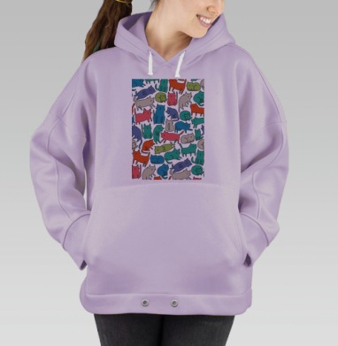 Киттикэтс, Hoodie Oversize Fiolet