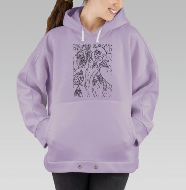 Ключи, Hoodie Oversize Fiolet