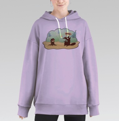 Колобокл, Hoodie Long Oversize Fiolet