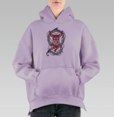 Конунг, Hoodie Oversize Fiolet, утепленная