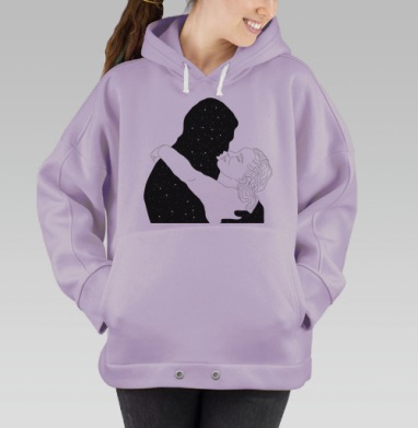 Космическая любовь, Hoodie Oversize Fiolet