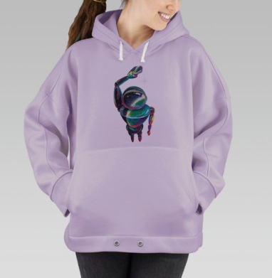 Космический посланник, Hoodie Oversize Fiolet